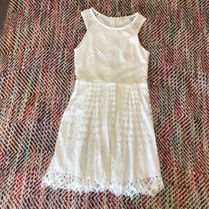 White Embroidered Dress